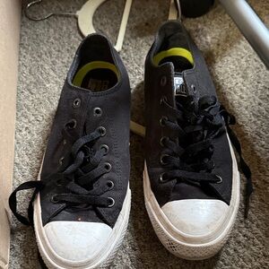 Converse Black and White Low-Top Sneakers